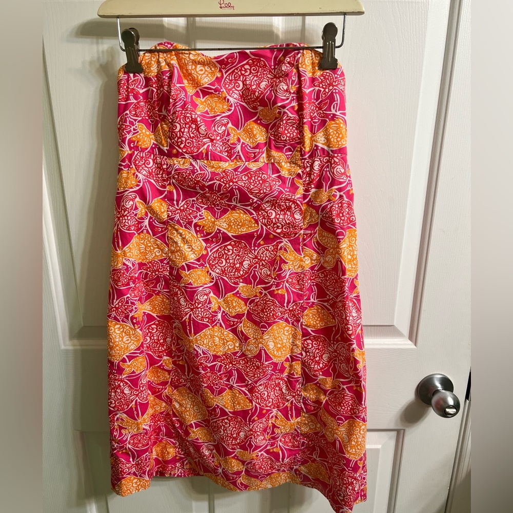 Lilly Pulitzer Originals Strapless Jubilee Dress— Size 6